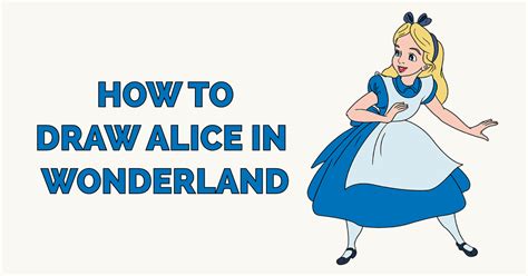 How To Draw Alice In Wonderland Really Easy Drawing Tutorial