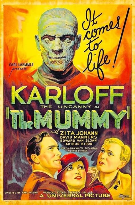 Reproduced A4 Size Cinema Poster Of The 1932 Horror Film The Mummy