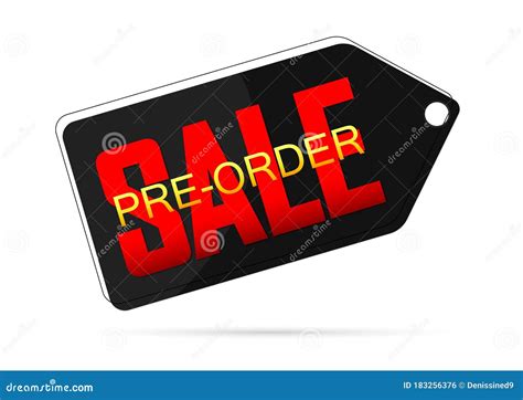 Pre Order Sale Promotion Tag Design Template Discount Banner App