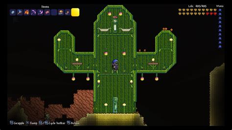 Cactus House Made Of Cactus First Post Here Terraria