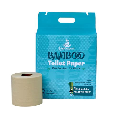 Bamboo Toilet Tissue Roll Ash Natural World