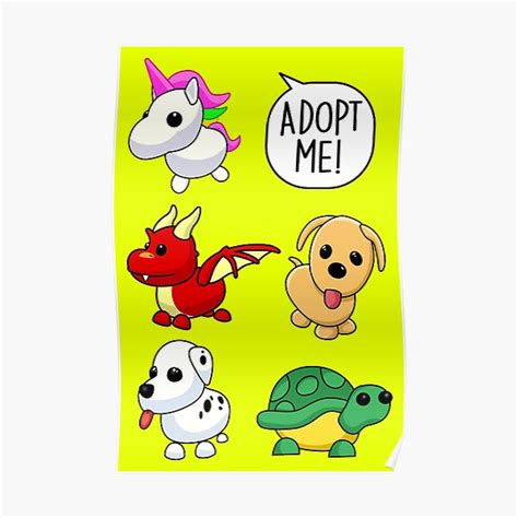 Adopt Me Posters Redbubble