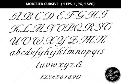 Modified Cursive Svg Calligraphy Svg Handwriting Svg Capital Letters