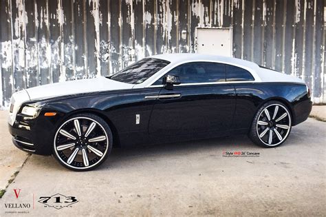 Two Tone Rolls Royce Wraith Goes In Style With Led Headlights And