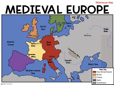 Medieval Europe Map Diagram Quizlet