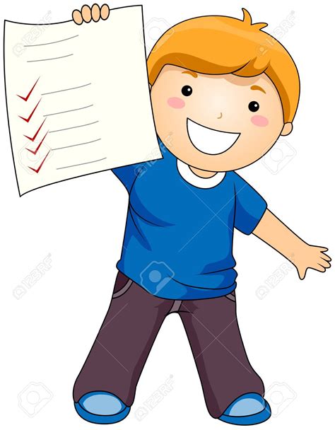 Students Writing Exam Clipart Clipart