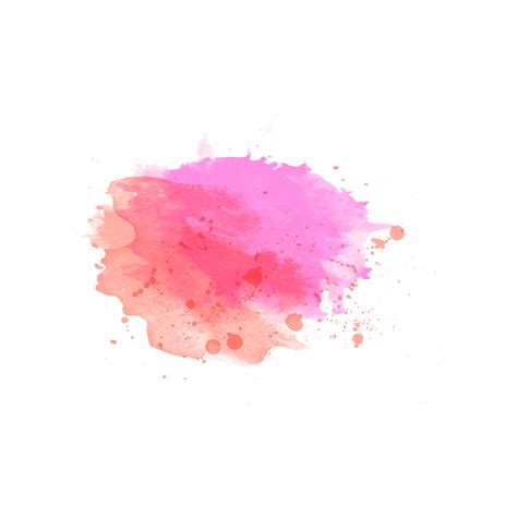 √ Watercolor Transparent Background Pink Cloud Png png image