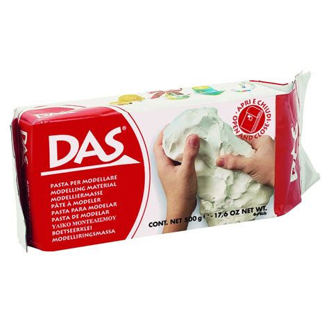 Das Modelling Air Dry Clay White 500g Craft And Hobbies From Crafty Arts Uk