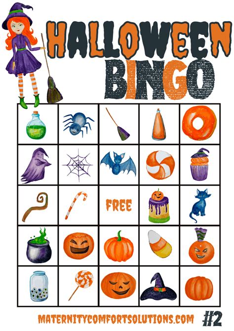 Free Halloween Bingo Printable For Toddlers 2021