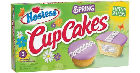 Hostess Purple Spring Cupcakes Hostess Carrot Cake Donettes