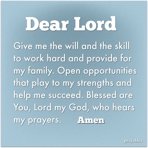 Prayer Good Work Prayables