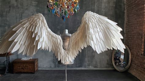 White Angel Wings Costume Cosplay Large Angel Wings Giant Etsy