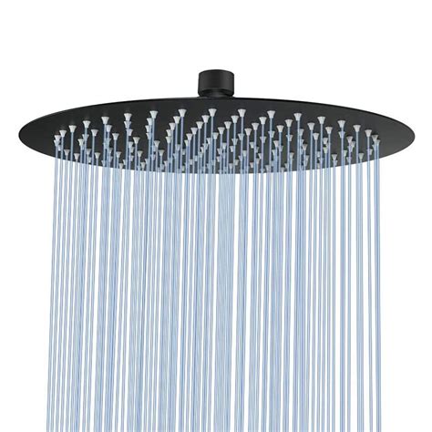 buy nearmoon rain shower head large stainless steel high flow bath shower ultra thin design