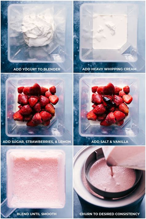 Strawberry Frozen Yogurt Chelseas Messy Apron