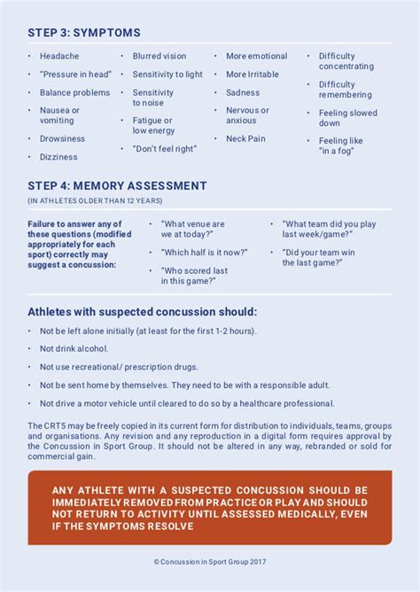 Concussion Information Immediate Post Concussion Assessment And