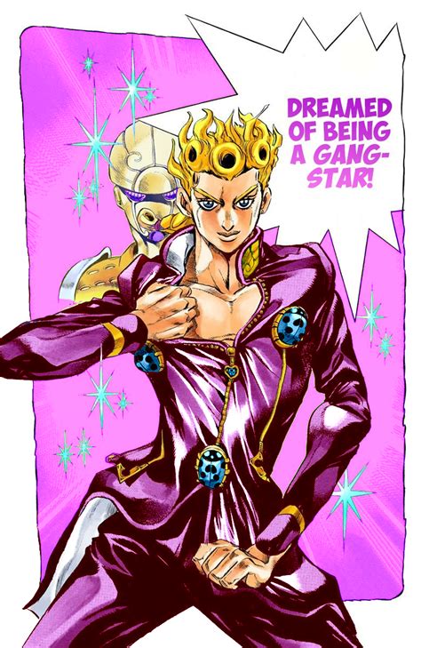 Manga Giorno And Gold Experience With Anime Colors By Me R