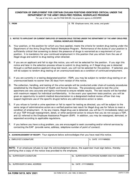 Da Form 5019 Fill Out And Sign Online Dochub