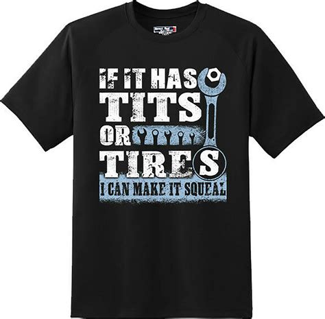 Funny Mechanic I Can Make It Squeal Humor Car Adult T Shirt New Graphic