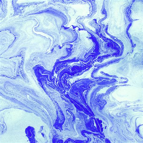 Download Wallpaper 2780x2780 Stains Paint Liquid Mixing Blue