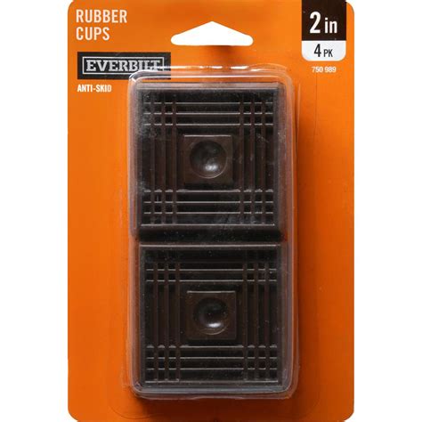 See all things to do. Everbilt 2 in. Brown Smooth Rubber Furniture Cups (4 per ...