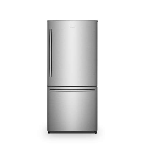 Hisense 31 Inch W 17 Cu Ft Bottom Freezer Refrigerator In Stainless