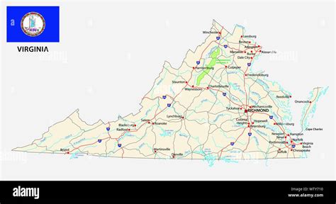 Lynchburg Virginia Map Stock Vector Images Alamy