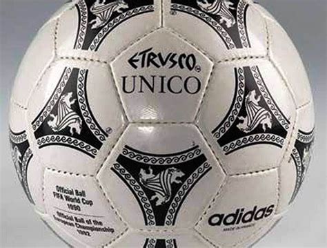 The ball with which association football is played: Fotos: Die Bälle der Fußball-Weltmeisterschaften ...