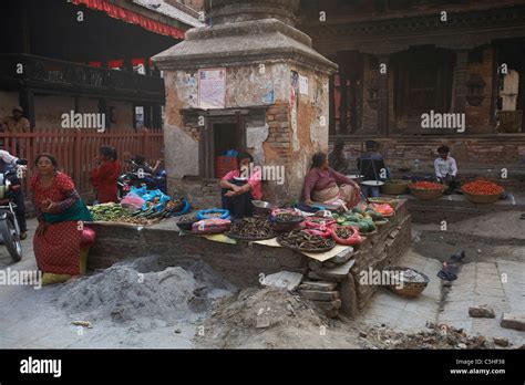 Street Scene Market Kathmandu Nepal Asia Stock Photo Alamy