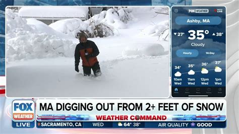 Massachusetts Digging Out From More Than 2 Feet Of Snow After Powerful