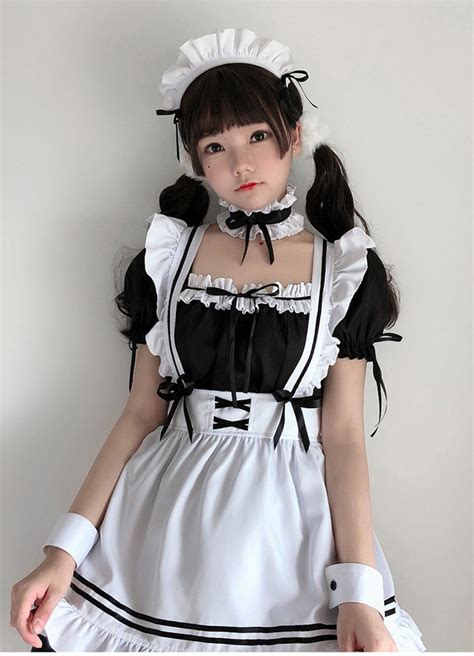 Sexy Cosplay Maid Costume Anime Women French Babegirl Maid Etsy