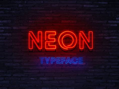 Neon Light Typeface Font Free Download Webgyaani