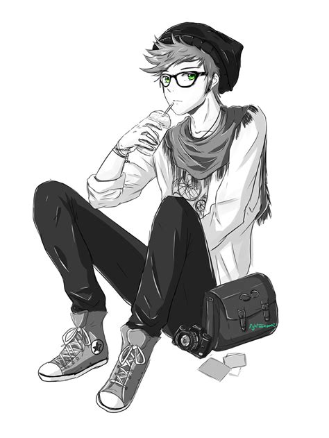 Hipster Boy Nate By Lightookami On Deviantart