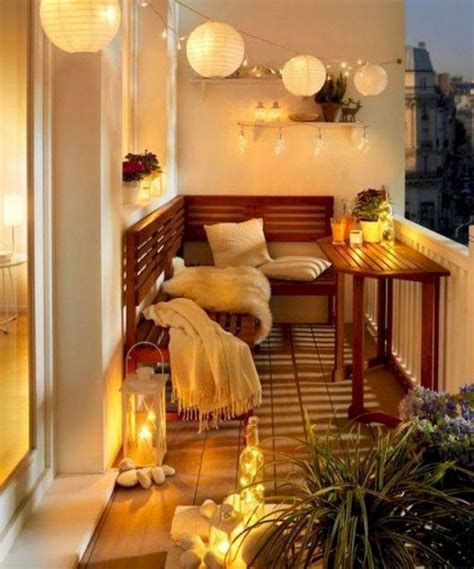 33 Stunning Apartment Balcony Decor Ideas For This Winter Magzhouse