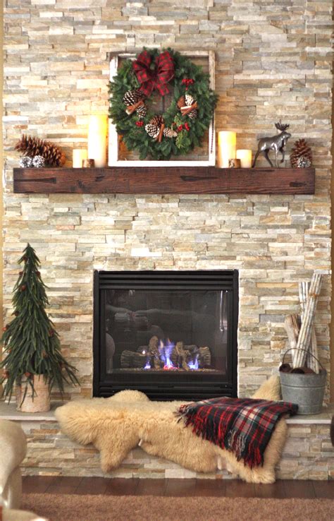Check out our stone fireplace selection for the very best in unique or custom, handmade pieces from our home & living shops. Rustic Fireplace Decor