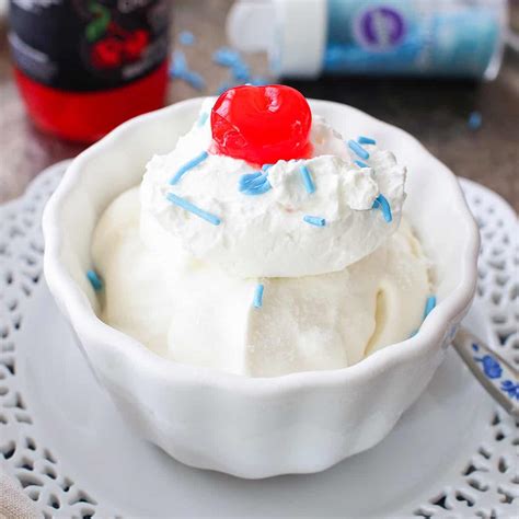 Vanilla Ice Cream Recipe Single Serving One Dish Kitchen