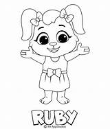 Coloring Ruby Printable sketch template