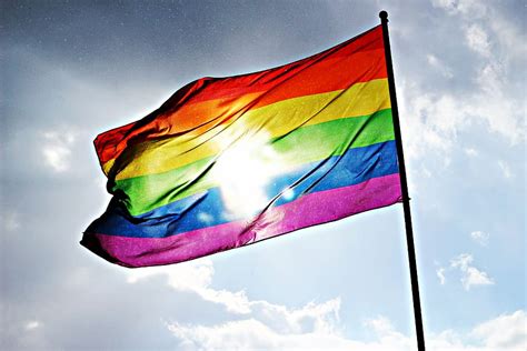 Hd Wallpaper Rainbow Flag Under Cloud Sky Pride Gay Love Pride