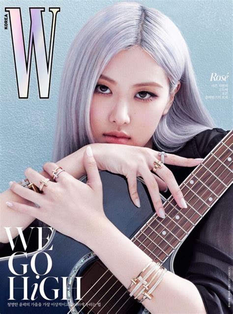 See more ideas about blackpink rose, blackpink, rose. BLACKPINK Rose looks like the Ice Queen on W Korea cover ...