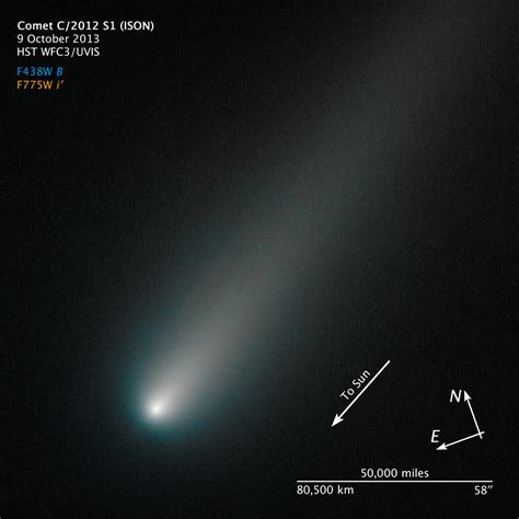 Hubble Captures A New Image Of Comet Ison