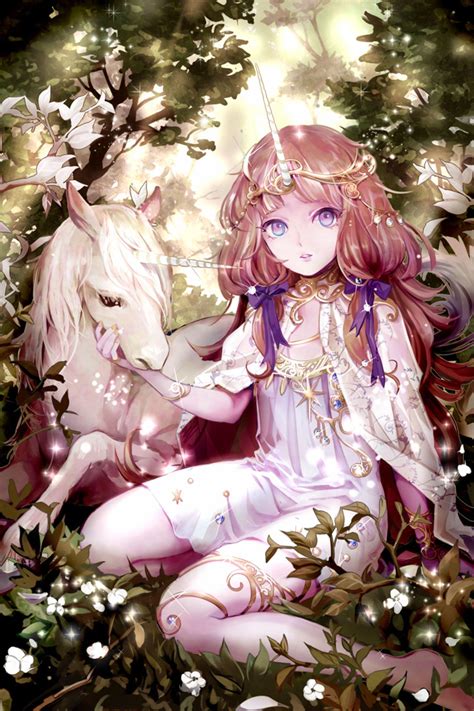 Unicorn Girl Anime Wallpapers Wallpaper Cave