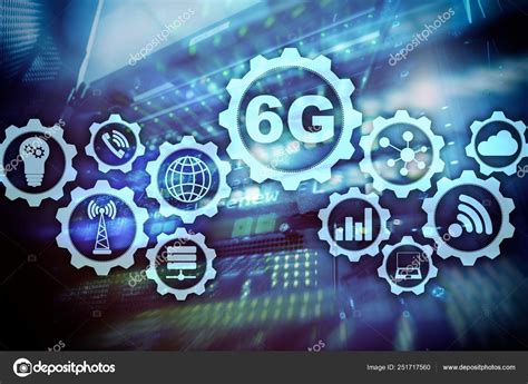 Future Communications Fast Technology 6g Network Connection Concept