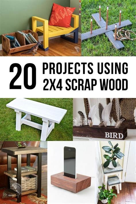 20 Easy Scrap 2x4 Projects In 2021 Diy Wood Projects Diy Decor