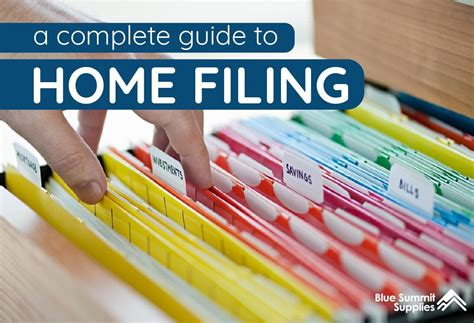 A Complete Guide to Home Filing: Cabinets, Categories, and More - Blue ...