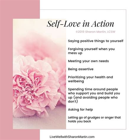 Learning To Love Yourself Live Well With Sharon Martin