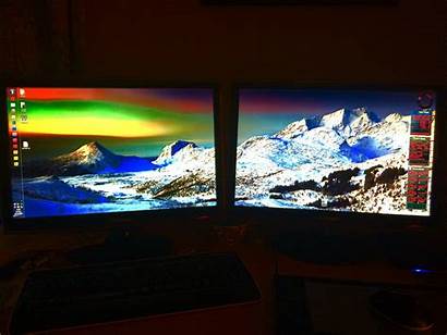 Windows Monitor Panoramic Setup Dual Triple Desktop