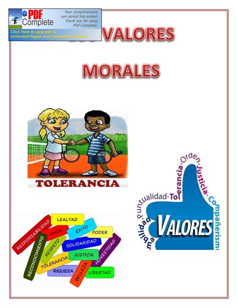 Ejemplos De Valores Morales