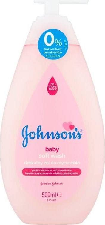 Johnsons Baby Soft Wash Washing Gel 500ml Pris
