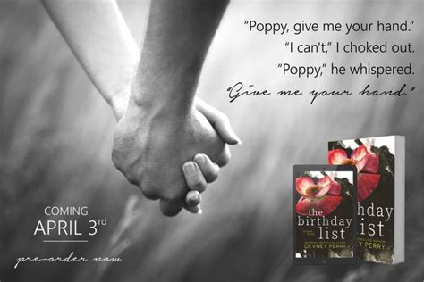 Excerpt Reveal The Birthday List By Devney Perrry Book Quotes