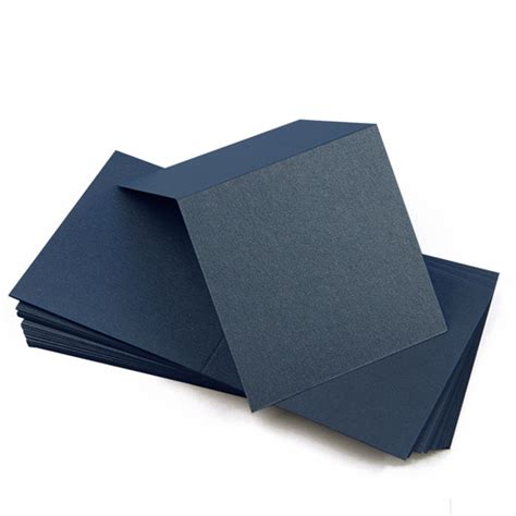 Lapis Lazuli Blue Square Place Card Stardream Metallic 105c Lci Paper