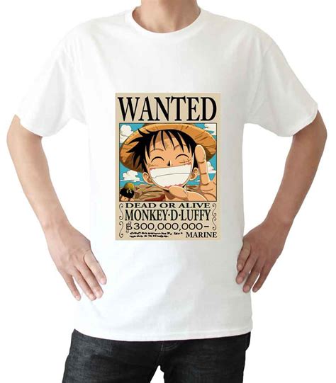 One Piece Monkey D Luffy Character T Shirt Mens High Quality Tops